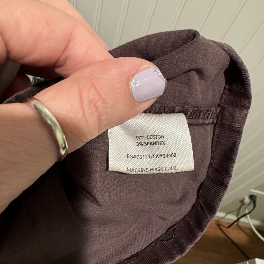 Eileen Fisher Purple Straight Leg Pants Size 14/16 - Picture 6 of 6